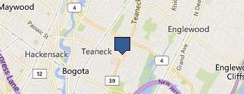 Teaneck Welfare Director location map