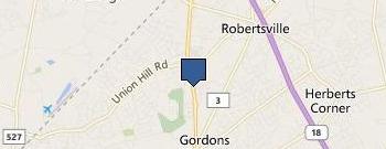 Garden Irrigation location map