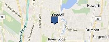 River Dell High School location map