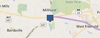 Millhurst Mills location map