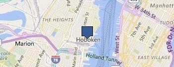 Hoboken Waterfront Devmnt Department location map