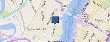Hoboken Health Inspector location map