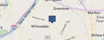 Jewish Federation-Southern NJ location map