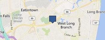 Monmouth Park Self Storage location map