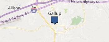 Gallup Lumber location map