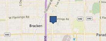 Tous Las Vegas location map