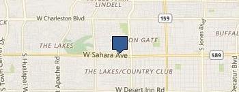 Cosmetic Surgery of Las Vegas location map