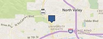 University Of Nevada Reno location map