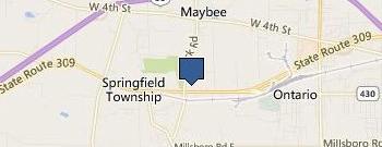Central oh Plbg Htg & Cooling location map