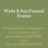 Waite & Son Funeral Home - Funeral Services & Cemeteries in Medina