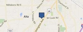 White Rocks Roof Service location map