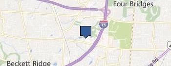 Fresh Coat Painters of West Chester & Mason location map