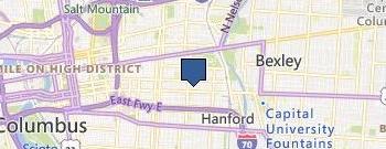 Christopher James W MD location map