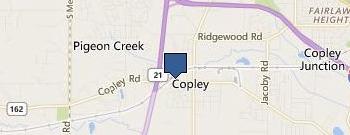 Kids Academy of Copley location map