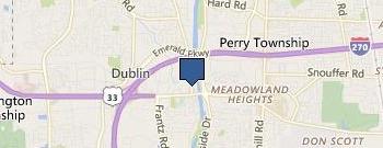 Oscar's location map