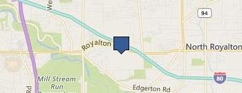 Royalton Fieldhouse location map