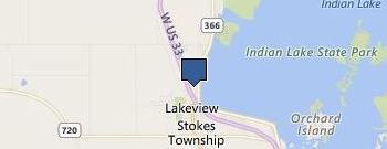 Indian Lake State Park location map