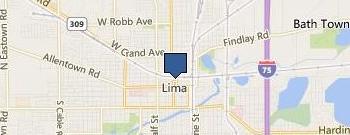 Lima Driver Exam Station location map