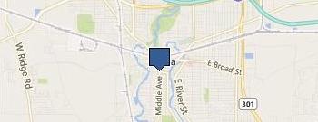 Deery James A location map