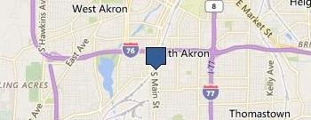 Akron Precision Inc. location map