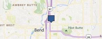 Bend Veterinary Clinic location map