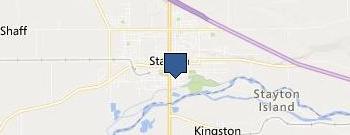 Stayton Public Works location map