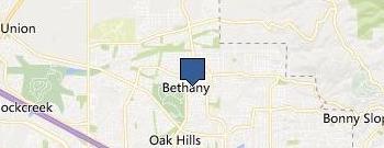 Bethany Family Pet Clinic location map