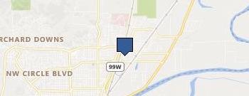 Corvallis Coin Club location map