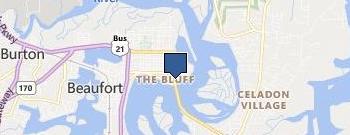 Beaufort County Food Service location map