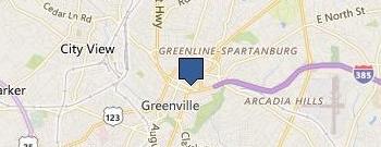 Pioneer Fence-Greenville Inc location map