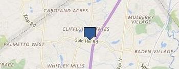 Gold Hill Shell location map