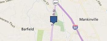 Bojangles' Famous Chicken location map