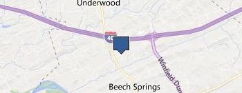 Sevier location map