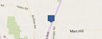 Richland Inn of Lawrenceburg location map