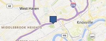 Knox County Recreation Department location map