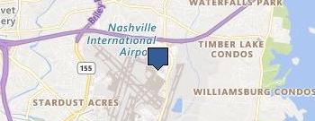 Downtown Airport Express location map