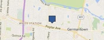Hunters Trace Apartments location map