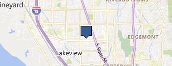 Ken Garff Porsche location map