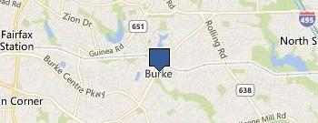 Burke Locksmith 4 Less location map