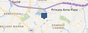 The Coastal Virginia Law Firm of Brook M Thibault & Associates PC location map