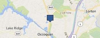 Occoquan Regional Park location map