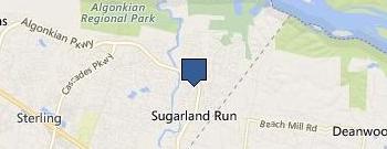 Dunkin' Donuts location map