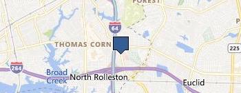 Garriott Richard E location map