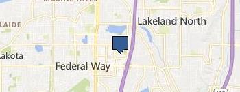 A A Gutter Cleaning location map