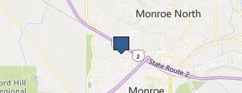 Evergreen Mini Storage location map