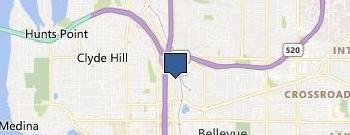 Bellevue Dermatology Clinic location map