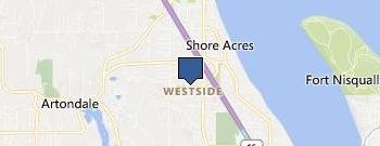 Peninsula Audiology & Hearing location map