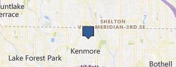 DTH Remodeling location map
