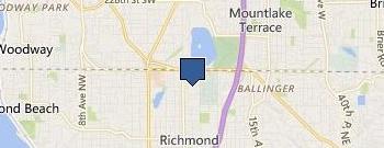 Ballinger Commons Apartments location map