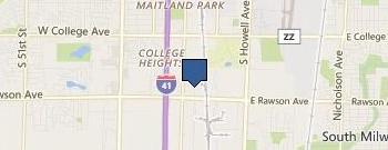 Matheson location map